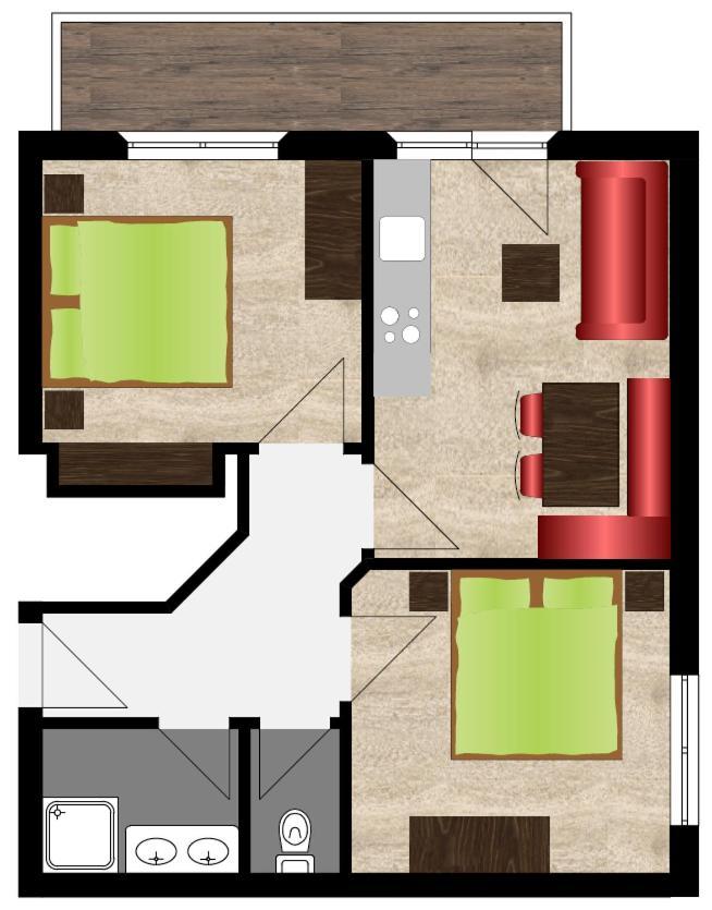 Apartmán Chasa Monthani Ischgl Exteriér fotografie