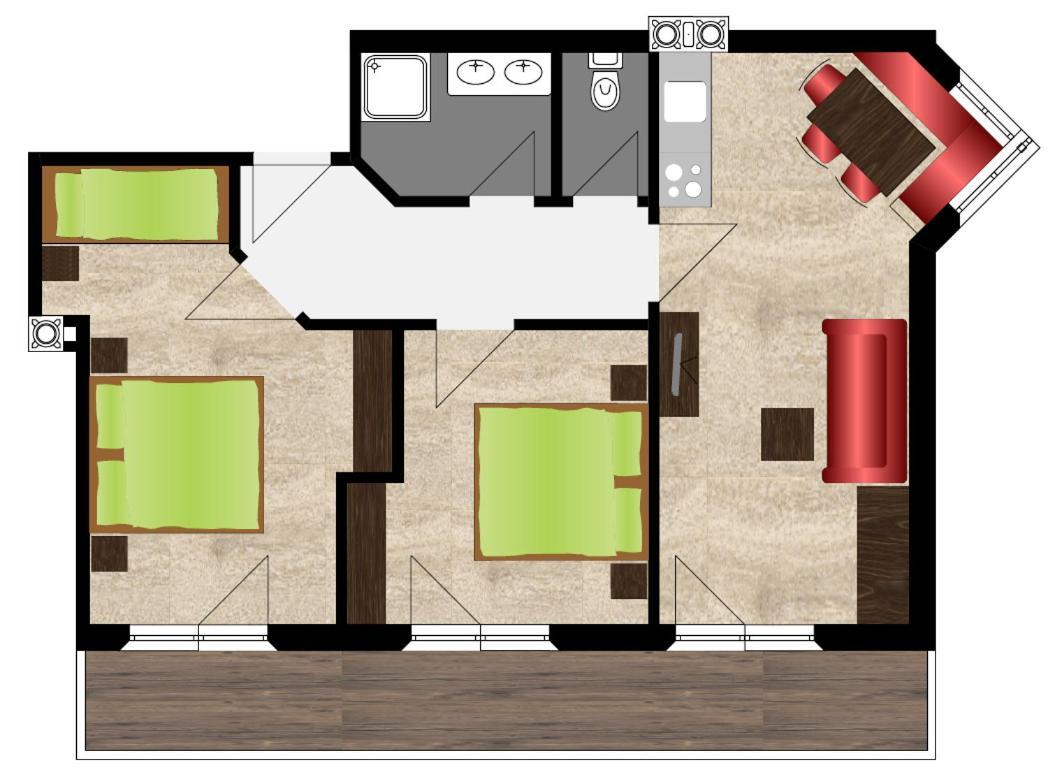 Apartmán Chasa Monthani Ischgl Exteriér fotografie